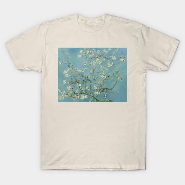 Almond Blossoms Van Gogh T-Shirt by Space Cadet Tees
